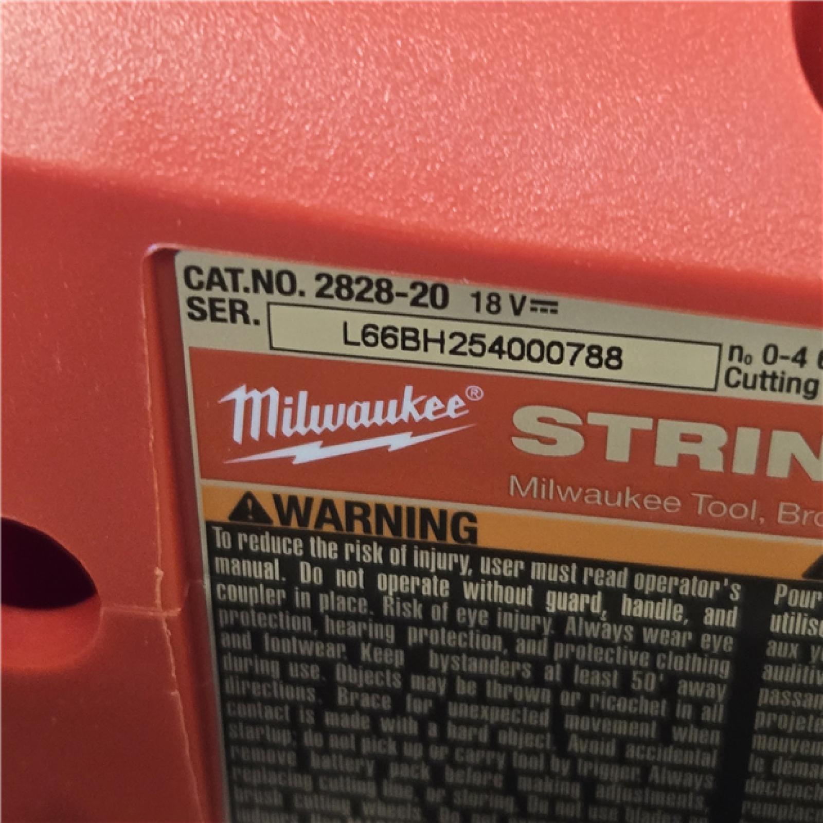 AS-IS Milwaukee M18 Battery String Trimmer Kit