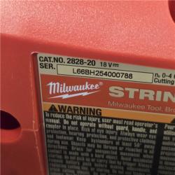 AS-IS Milwaukee M18 Battery String Trimmer Kit