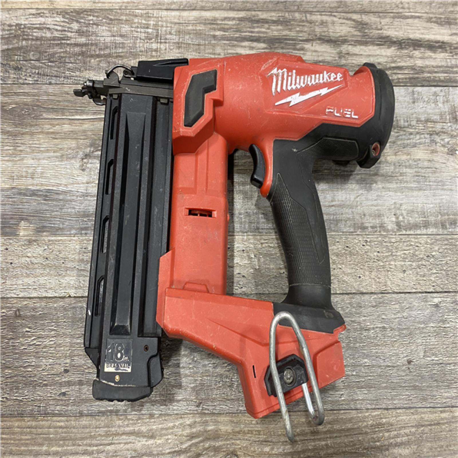 AS-IS Milwaukee FUEL 18-Volt Lithium-Ion Brushless Cordless Gen II 18-Gauge Brad Nailer (Tool-Only)