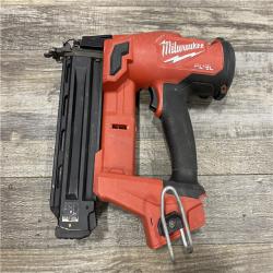 AS-IS Milwaukee FUEL 18-Volt Lithium-Ion Brushless Cordless Gen II 18-Gauge Brad Nailer (Tool-Only)