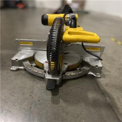 Dallas Location - As-Is 	AS-IS - DeWalt 15 Amp Corded 12 in. Compound Double Bevel Miter Saw