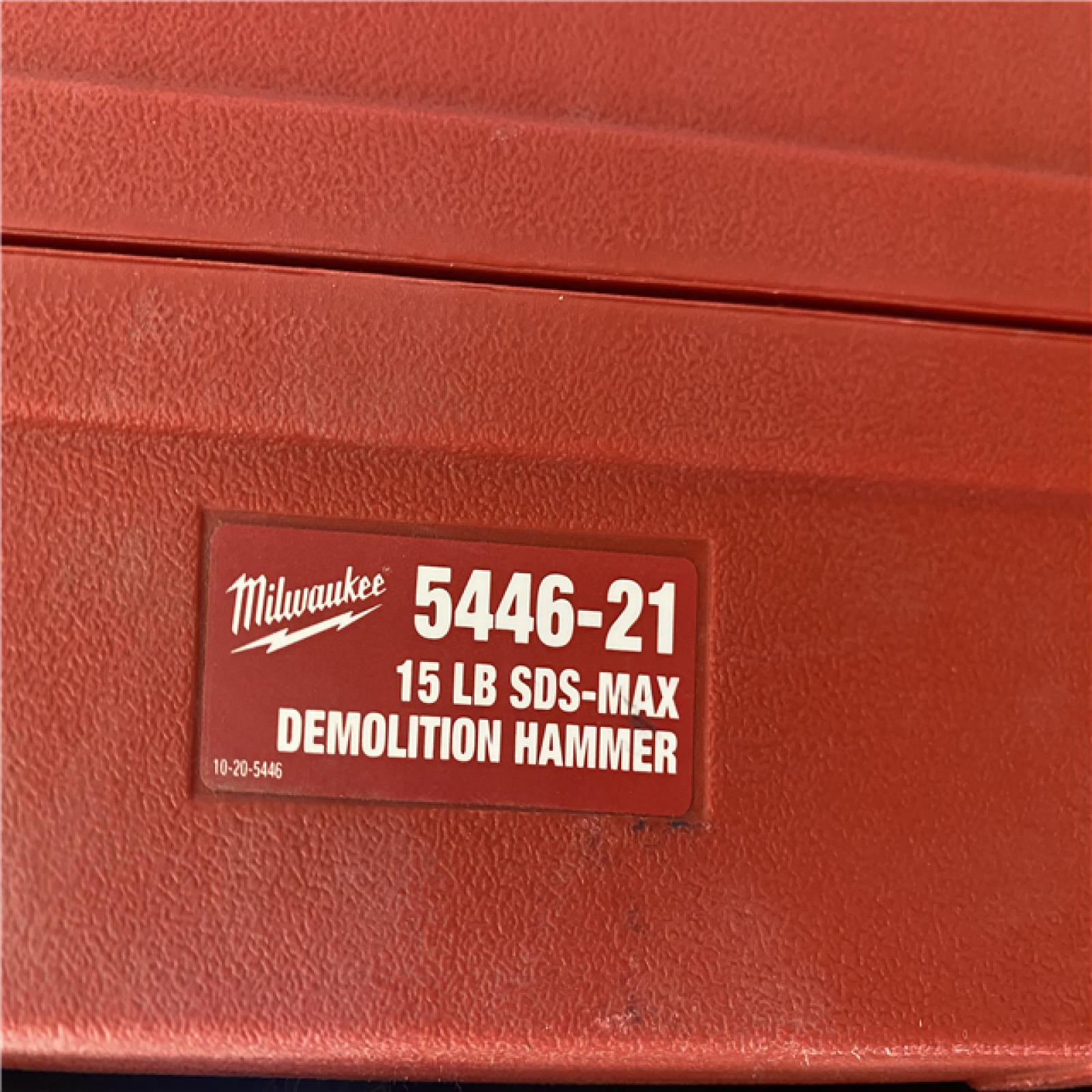 AS-IS Milwaukee SDS-MAX Demolition Hammer