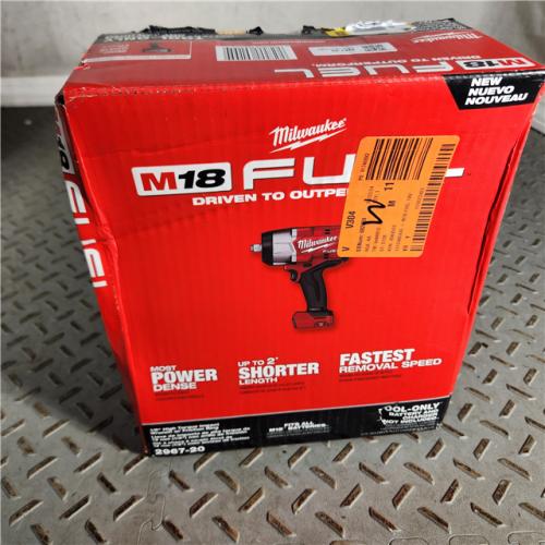 Houston Location AS IS - Milwaukee M18 FUEL 1/2 in. Cordless Brushless Impact Wrench Tool Only