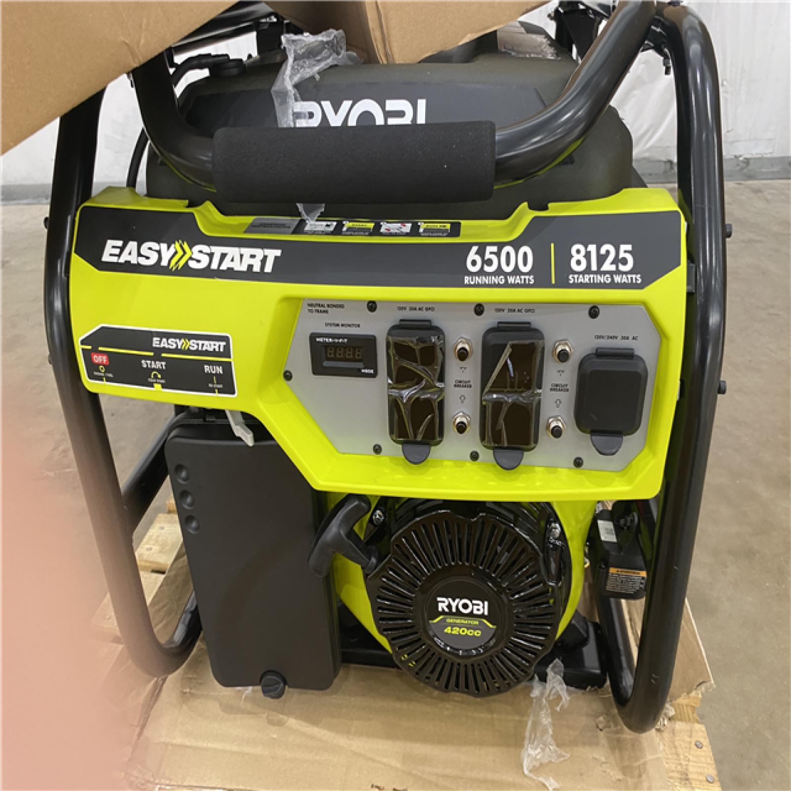 Houston Location AS IS - Ryobi 6500 watts Generator