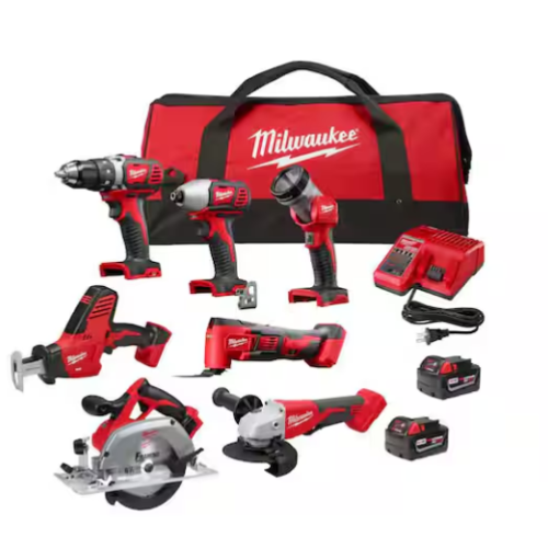 NEW!- Milwaukee M18 18V Cordless 7-Tool Combo Kit