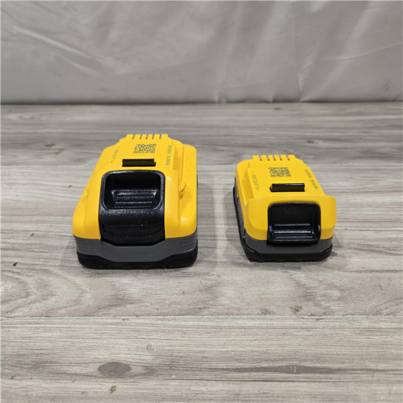 AS-IS Dewalt DCBP315-2C 20V MAX POWERSTACK Lithium-Ion Batteries and Charger Starter Kit