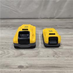 AS-IS Dewalt DCBP315-2C 20V MAX POWERSTACK Lithium-Ion Batteries and Charger Starter Kit
