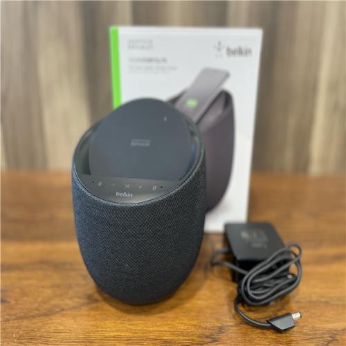 AS-IS Belkin Soundform Elite Hi-Fi Smart Speaker + Wireless Charger with Amazon Alexa - Black