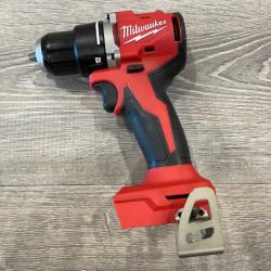 AS-IS Milwaukee 18V Lithium-Ion Brushless Cordless 1/2 in. Compact Drill/Driver (Tool-Only)