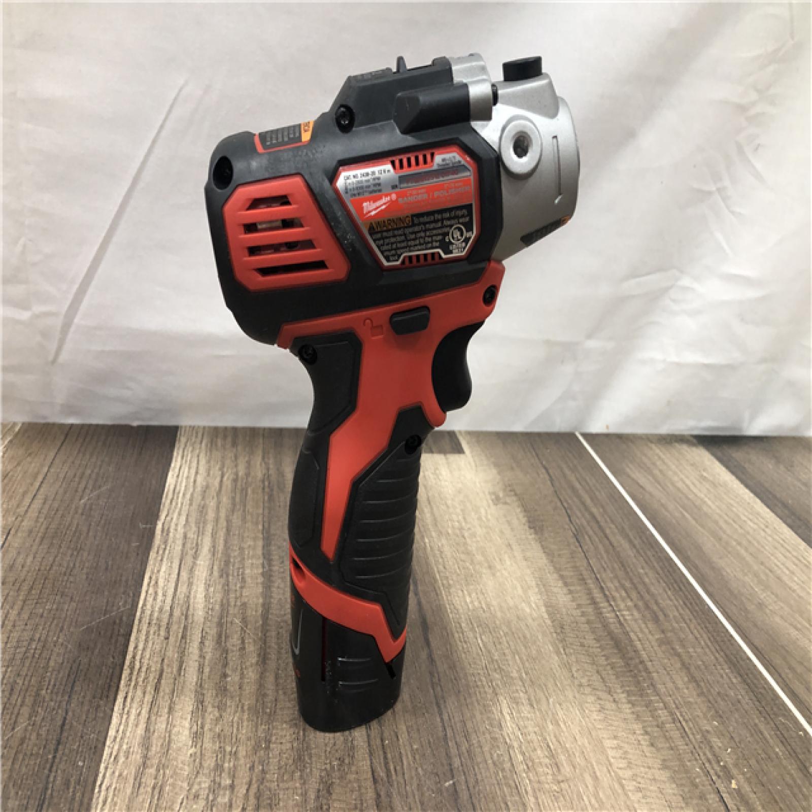 AS-IS Milwaukee 12V Lithium-Ion Cordless Variable Speed Polisher/Sander Kit