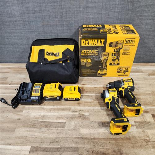 HOUSTON LOCATION - AS-IS DEWALT ATOMIC 20V MAX Lithium-Ion Cordless 2-Tool Combo Kit