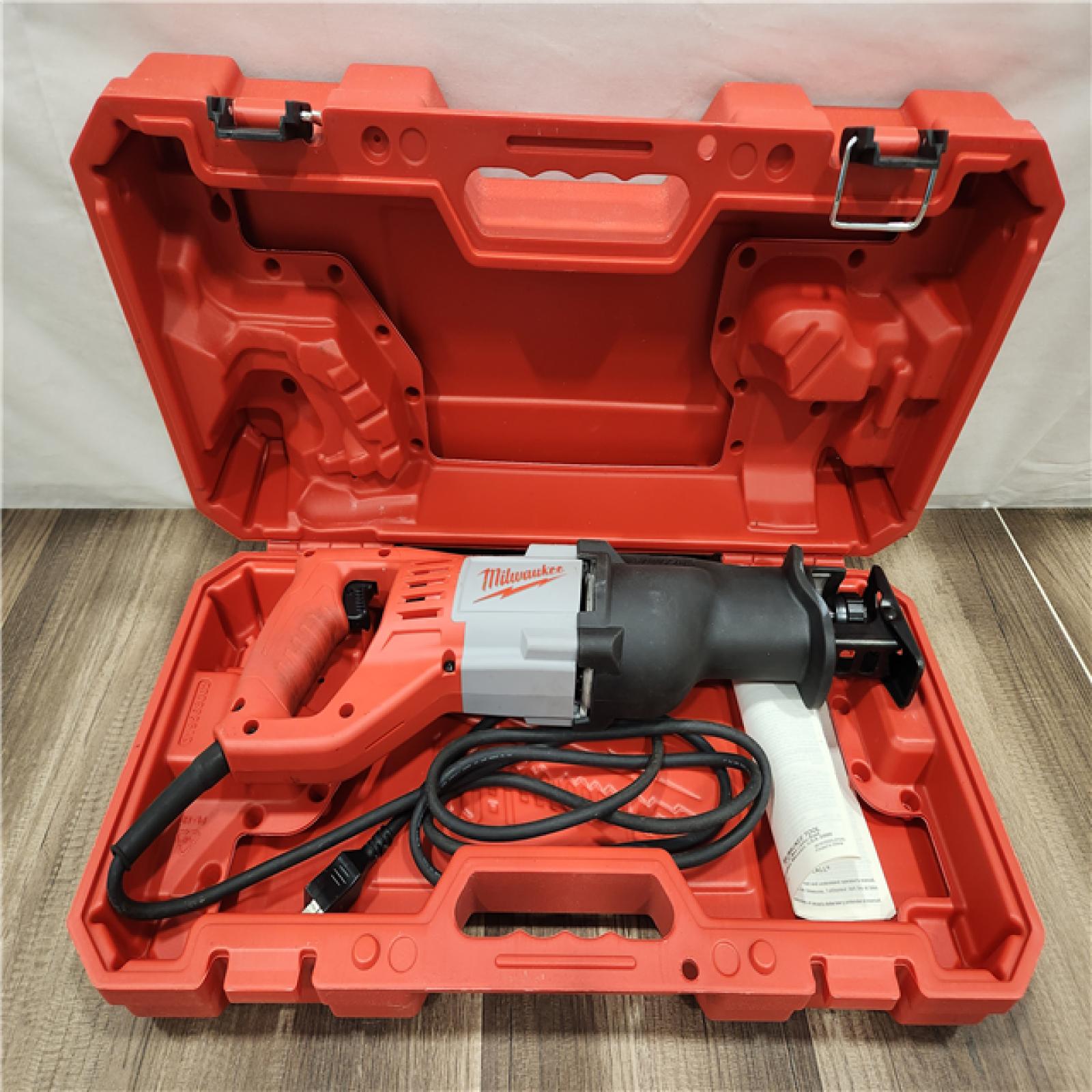 AS-IS- Milwaukee 15.0 Amp Super Sawzall Reciprocating Saw with Carrying Case (TOOL ONLY)