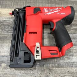 AS-IS Milwaukee FUEL 12-Volt Lithium-Ion Brushless Cordless 18-Gauge 1-1/2 in. Compact Brad Nailer (Tool Only)