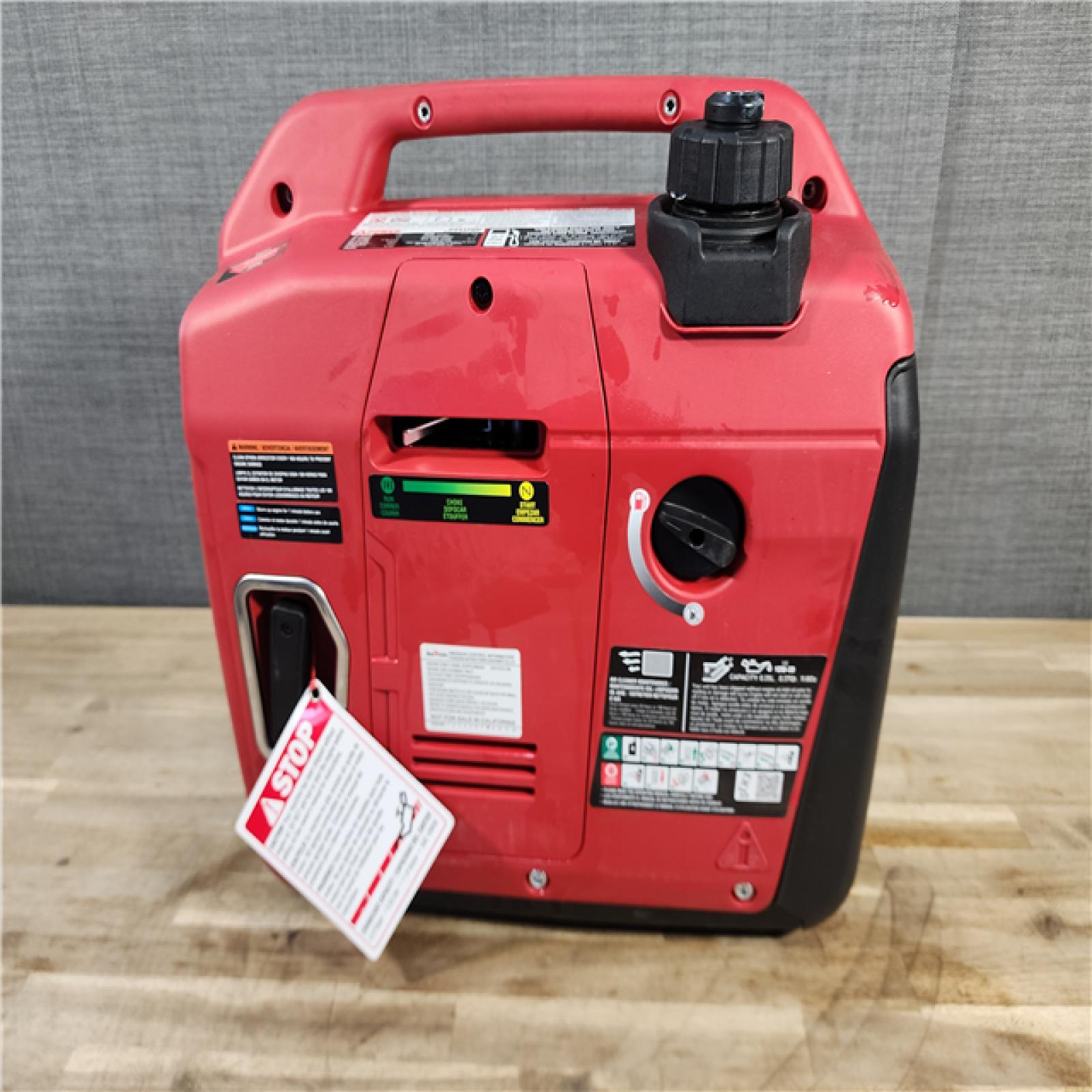 HOUSTON LOCATION - AS-IS 1500-Watt Recoil Start Gasoline Powered Ultra-Light Inverter Generator with 60cc OHV Engine and CO Sensor Shutdown