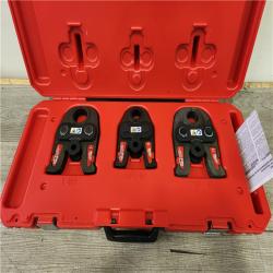 Phoenix Location Milwaukee M18 1/2 in. - 1 in. Black Iron Press Tool Jaw Kit