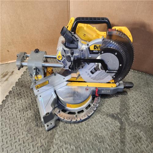 HOUSTON LOCATION - AS-IS DEWALT 60V Lithium-Ion 12 in. Cordless Sliding Miter Saw (Tool Only)