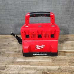 HOUSTON LOCATION - AS-IS (APPEARS LIKE NEW) Milwaukee M18 Packout Six Bay Rapid Charger