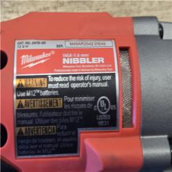 AS-IS Milwaukee FUEL 12-Volt Lithium-Ion Brushless Cordless 16-Gauge Variable Speed Nibbler (Tool-Only)