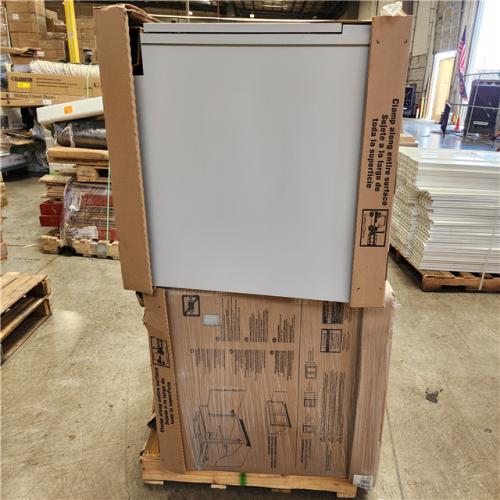 Phoenix Location Hampton Bay Shaker 36 in. W x 24 in. D x 34.5 in. H Assembled Base Kitchen Cabinet in Dove Gray with Ball-Bearing Drawer Glides Pallet (2-Cabinets)