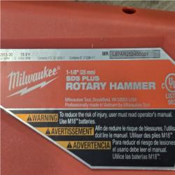 AS-IS Milwaukee FUEL 18V Lithium-Ion Brushless Cordless SDS-Plus 1-1/8 in. Rotary Hammer Drill (Tool-Only)