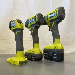 AS-IS - ONE+ 18V Cordless 6-Tool Combo Kit with 1.5 Ah Battery, 4.0 Ah Battery, and Charger