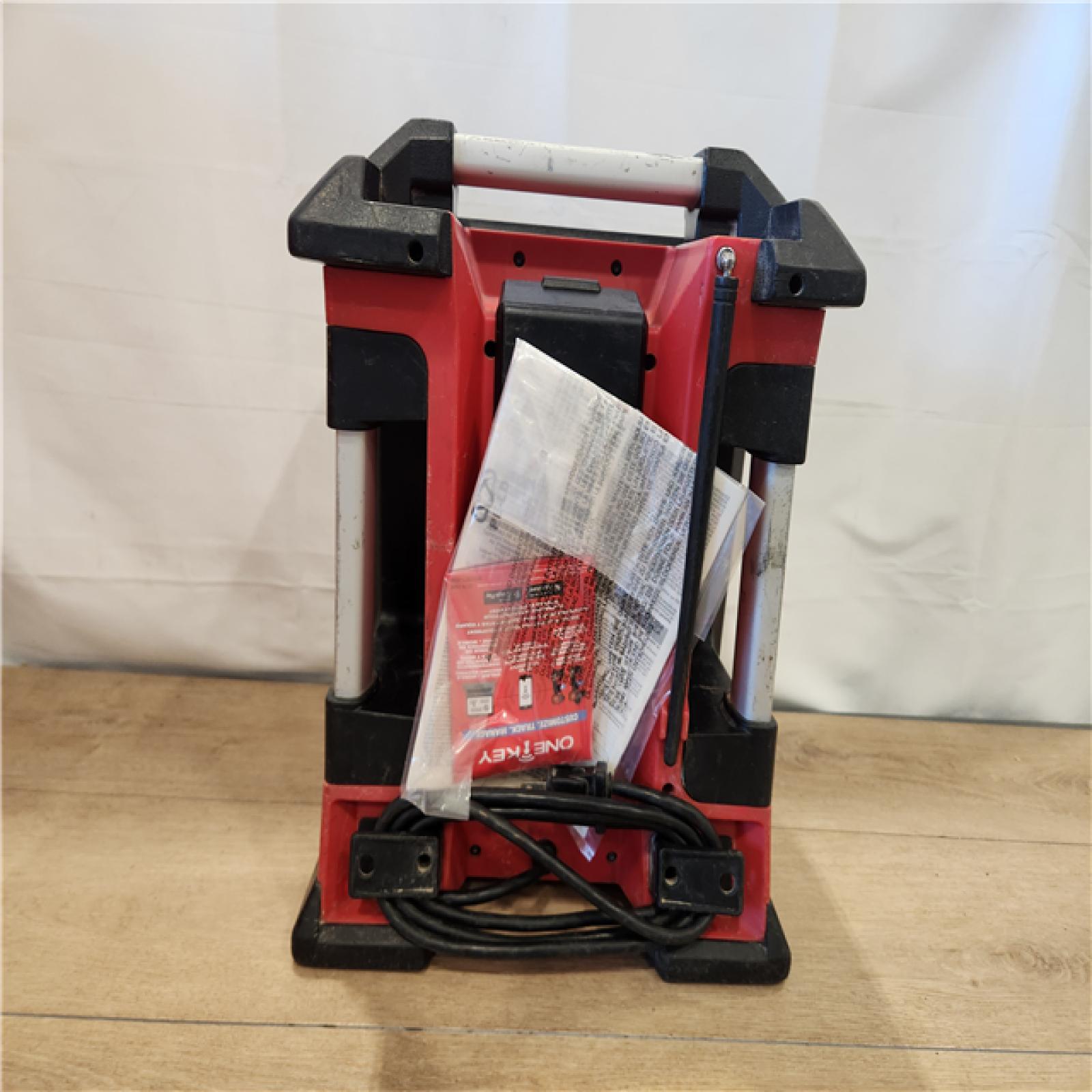 AS-IS- Milwaukee M18 Lithium-Ion Cordless Jobsite Radio/Charger