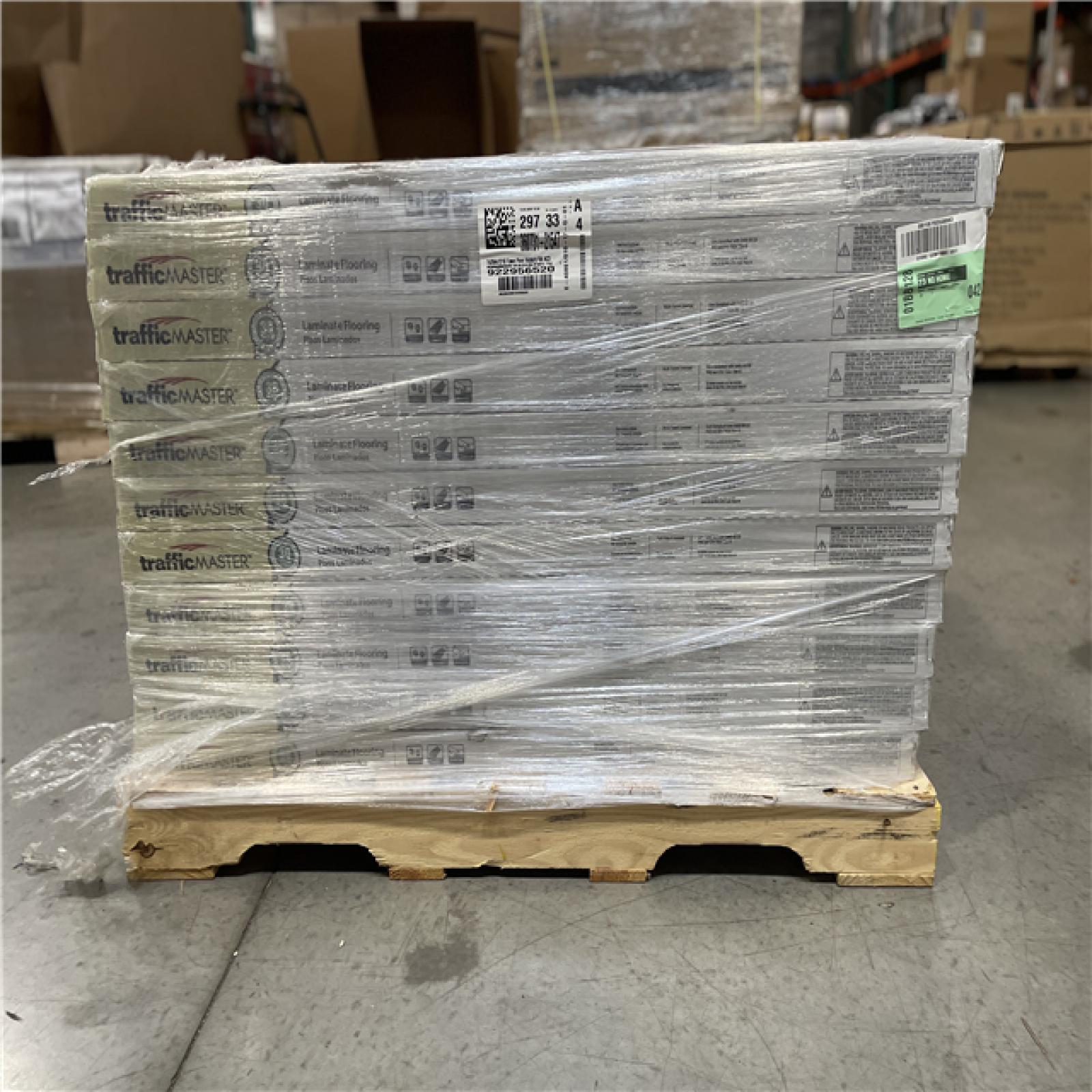DALLAS LOCATION- Fawn Pore Hickory 7mm Laminate Wood Floor PALLET-(33 CASES)