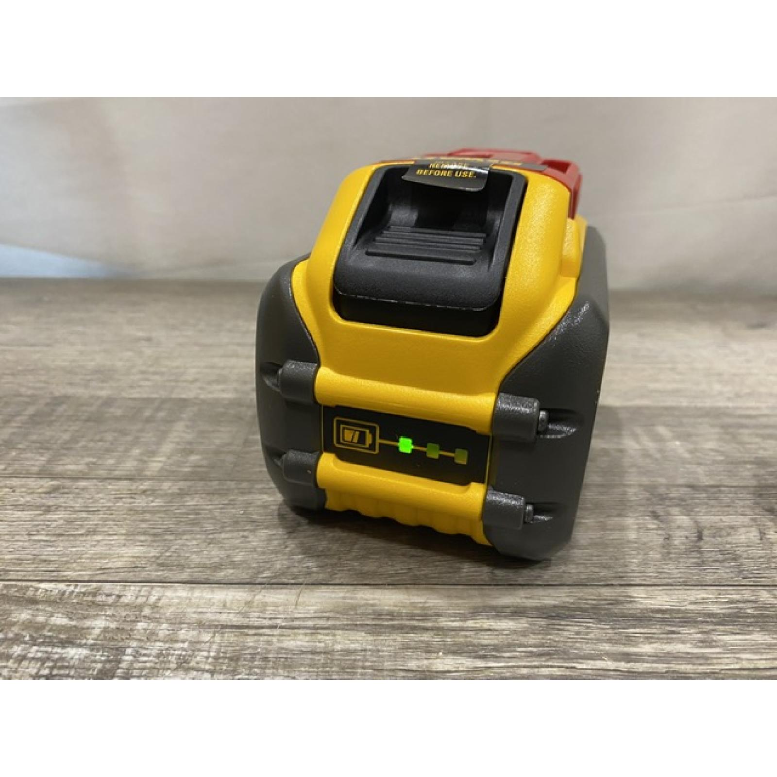 AS-IS DEWALT 20V/60V MAX FLEXVOLT Lithium-Ion 9.0Ah Battery and Charger Starter Kit