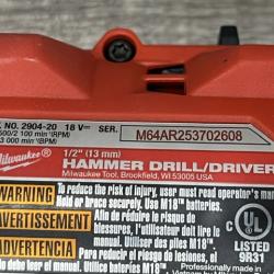 AS-IS Milwaukee FUEL 18V Lithium-Ion Brushless Cordless Hammer Drill and Impact Driver Combo Kit