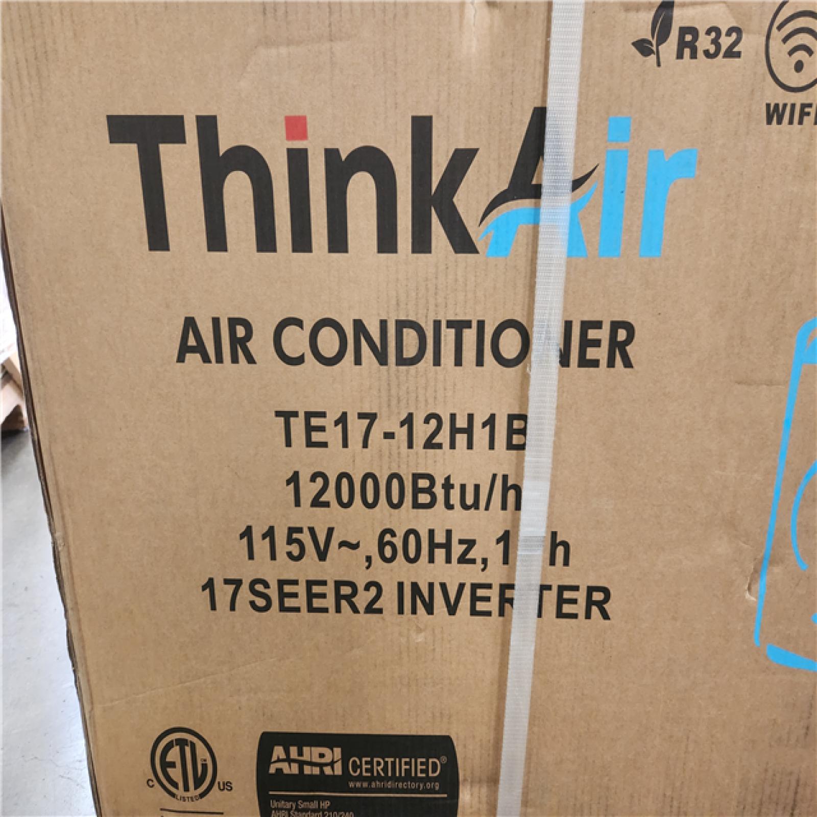 Phoenix NEW ThinkAir 12 000 BTU 17 SEER2  115-Volt  1000 sq. ft. Inverter Ductless Mini Split AC w/ Heat Pump  wi-fi  1.5 Ton  16 ft. Lineset (SEALED)