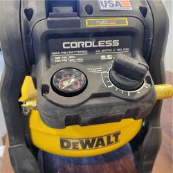 AS-IS DEWALT 20V MAX* 2-1/2 Gal. Brushless Cordless Air Compressor