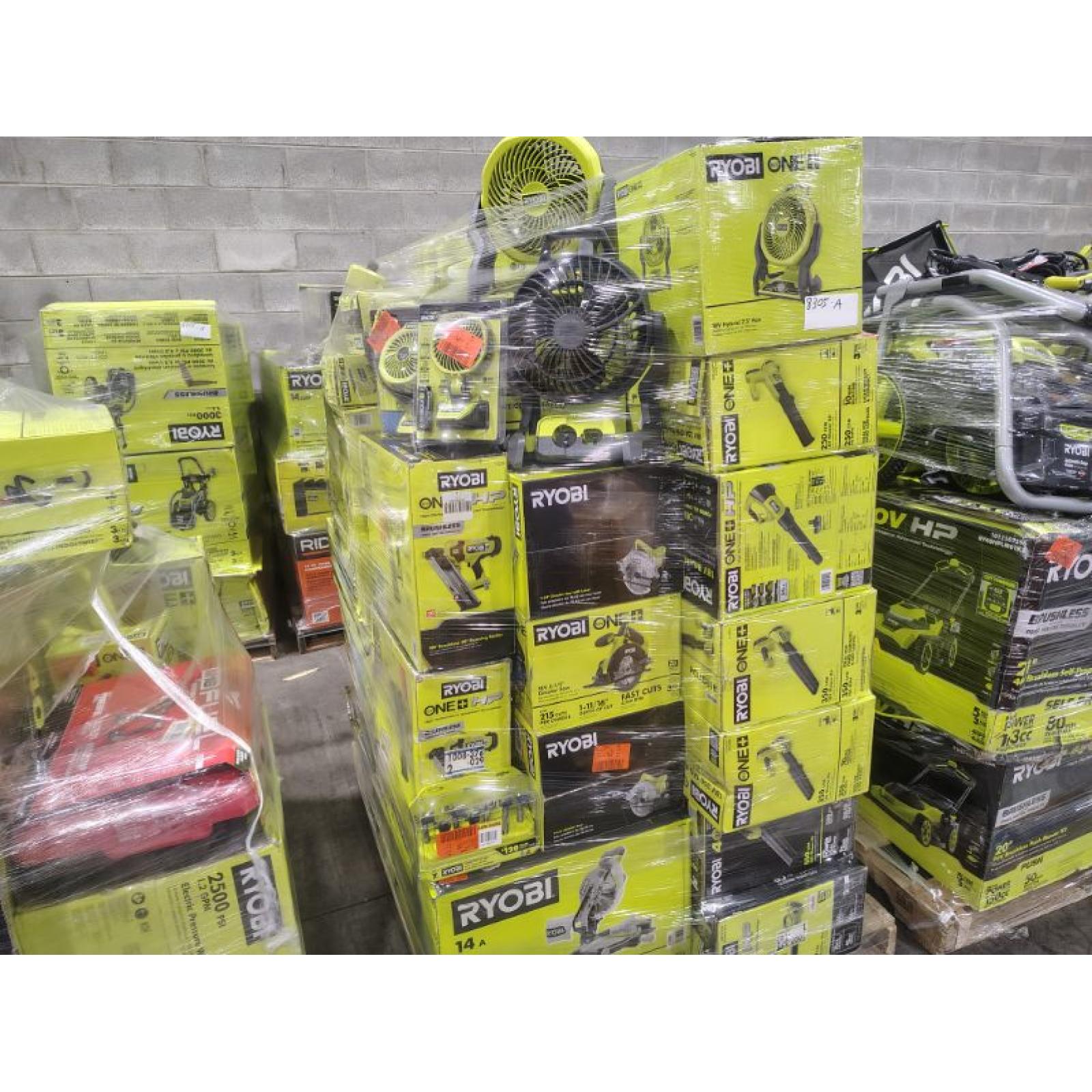 Pittston Location As-Is Power Tools Partial Truckload (13 Pallets) 8305-A