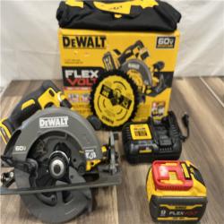 AS-IS DEWALT FLEXVOLT 60V MAX Brushless 7-1/4 Cordless Circular Saw with Brake Kit