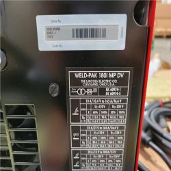 CALIFORNIA AS-IS LINCOLN ELECTRIC 180 WELD-PAK