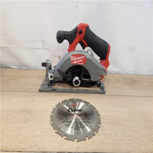 AS-IS- Milwaukee FUEL 12V Lithium-Ion Brushless 5-3/8 in. Cordless Circular Saw (Tool-Only)