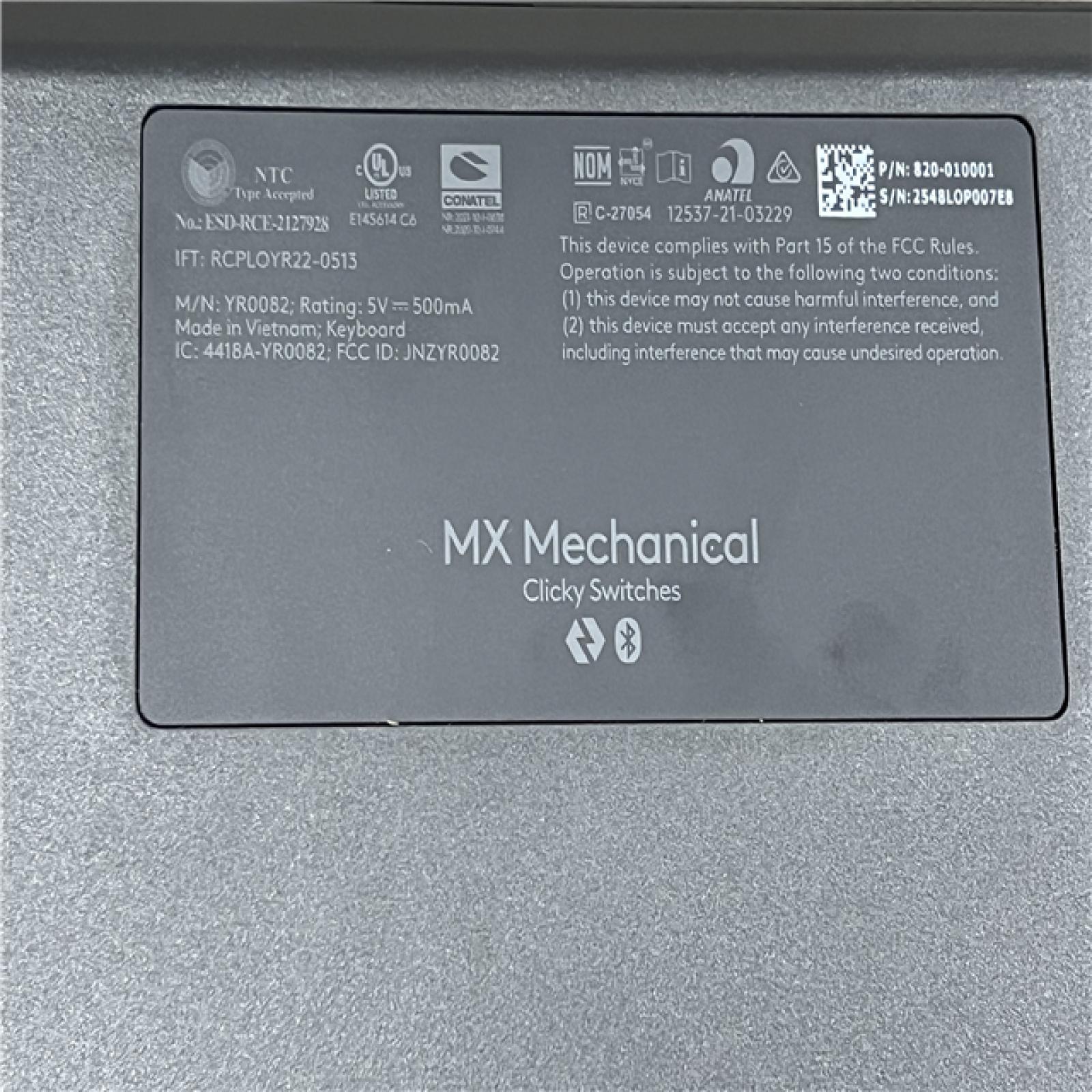 Logitech MX Mechanical Wireless Illuminated Performance Keyboard
