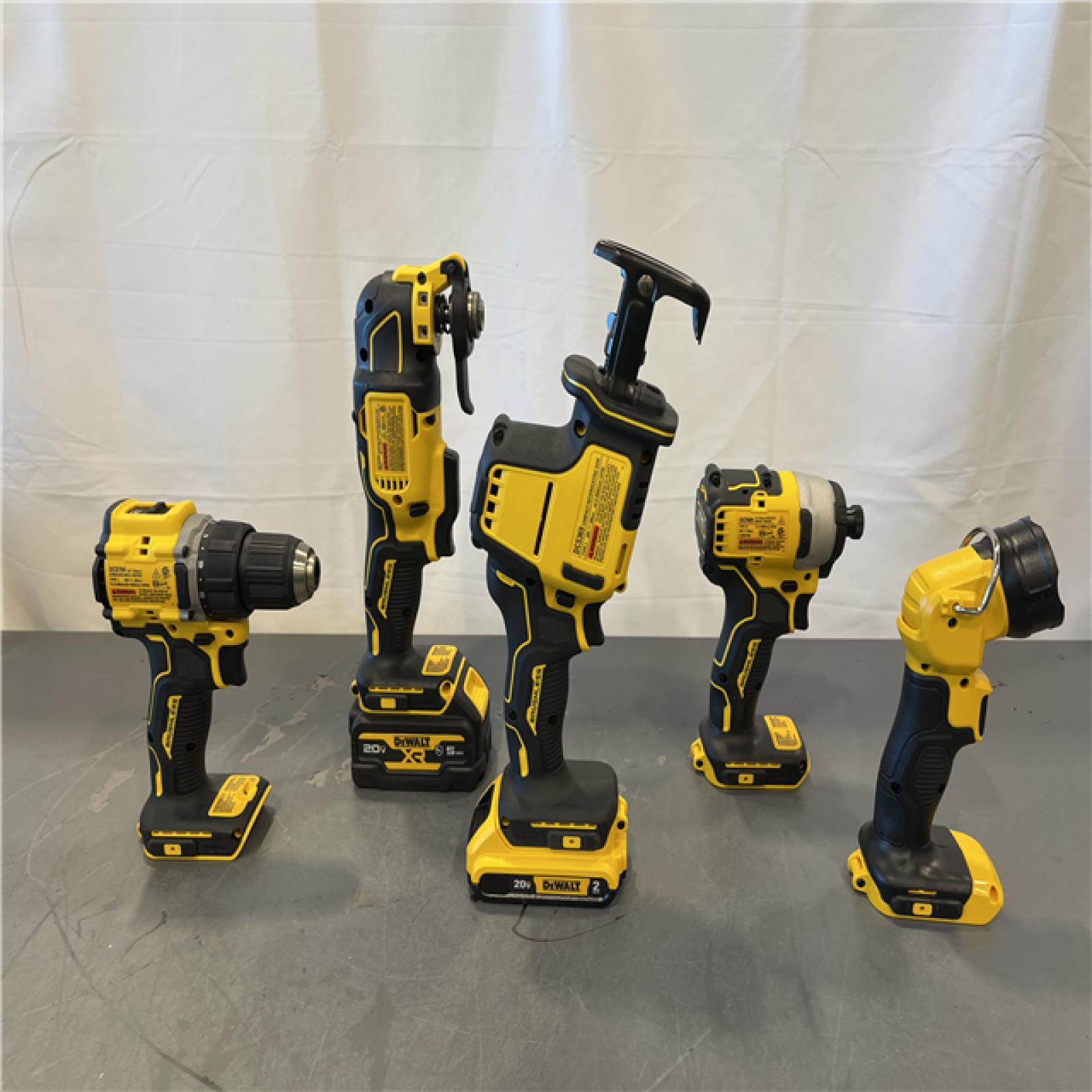 AS-IS - DEWALT 20-Volt MAX Lithium-Ion Cordless 7-Tool Combo Kit