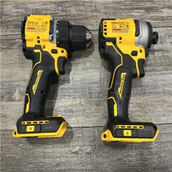 AS-IS DEWALT ATOMIC 20-Volt MAX Lithium-Ion Cordless Combo Kit