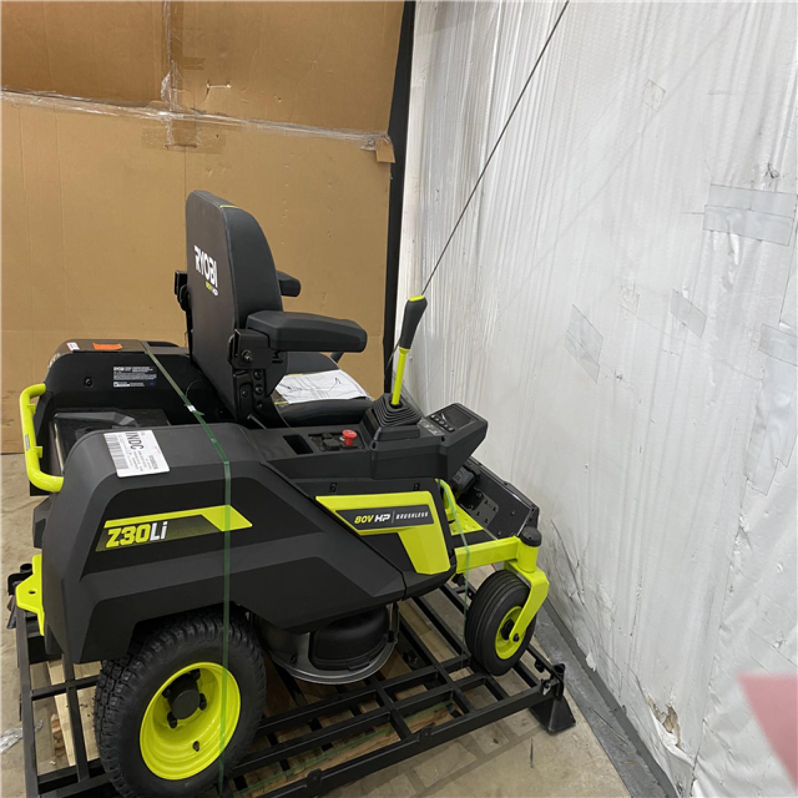 Houston Location AS IS - ryobi z30 LI 30 riding mower