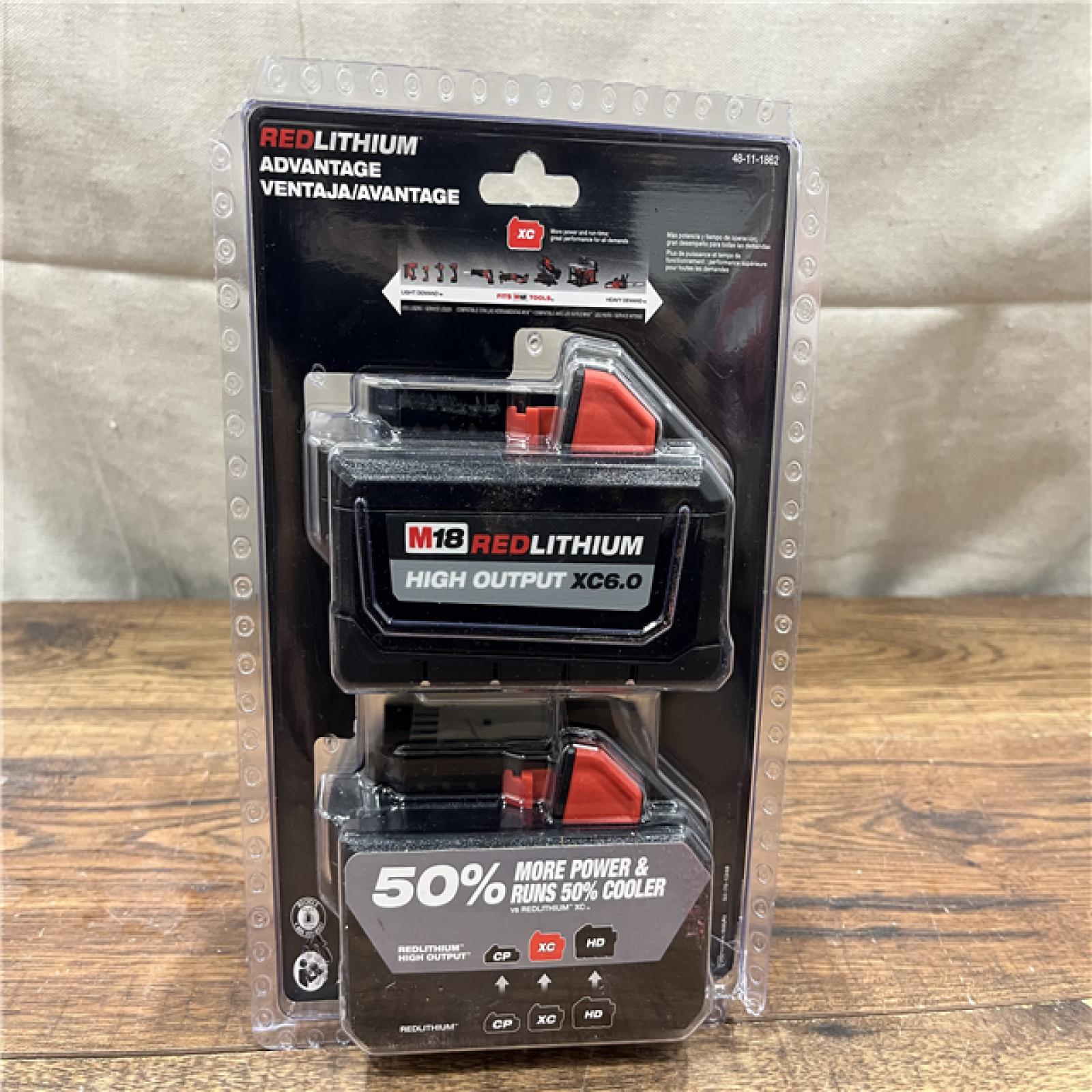 NEW M18 18-Volt Lithium-Ion High Output 6.0Ah Battery Pack (2-Pack)