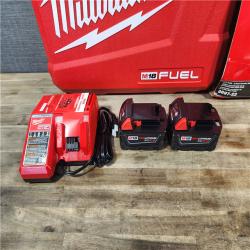 HOUSTON LOCATION - AS-IS (APPEARS LIKE NEW) MILWAUKEE FUEL 18V Lithium-Ion Brushless Cordless Hammer Drill and Impact Driver Combo Kit (2-Tool) with 2 Batteries