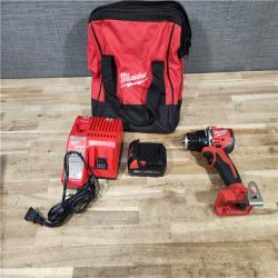 HOUSTON LOCATION - AS - IS Milwaukee 18V Lithium-Ion Brushless Cordless 1/2 in. Compact Drill/Driver with kit