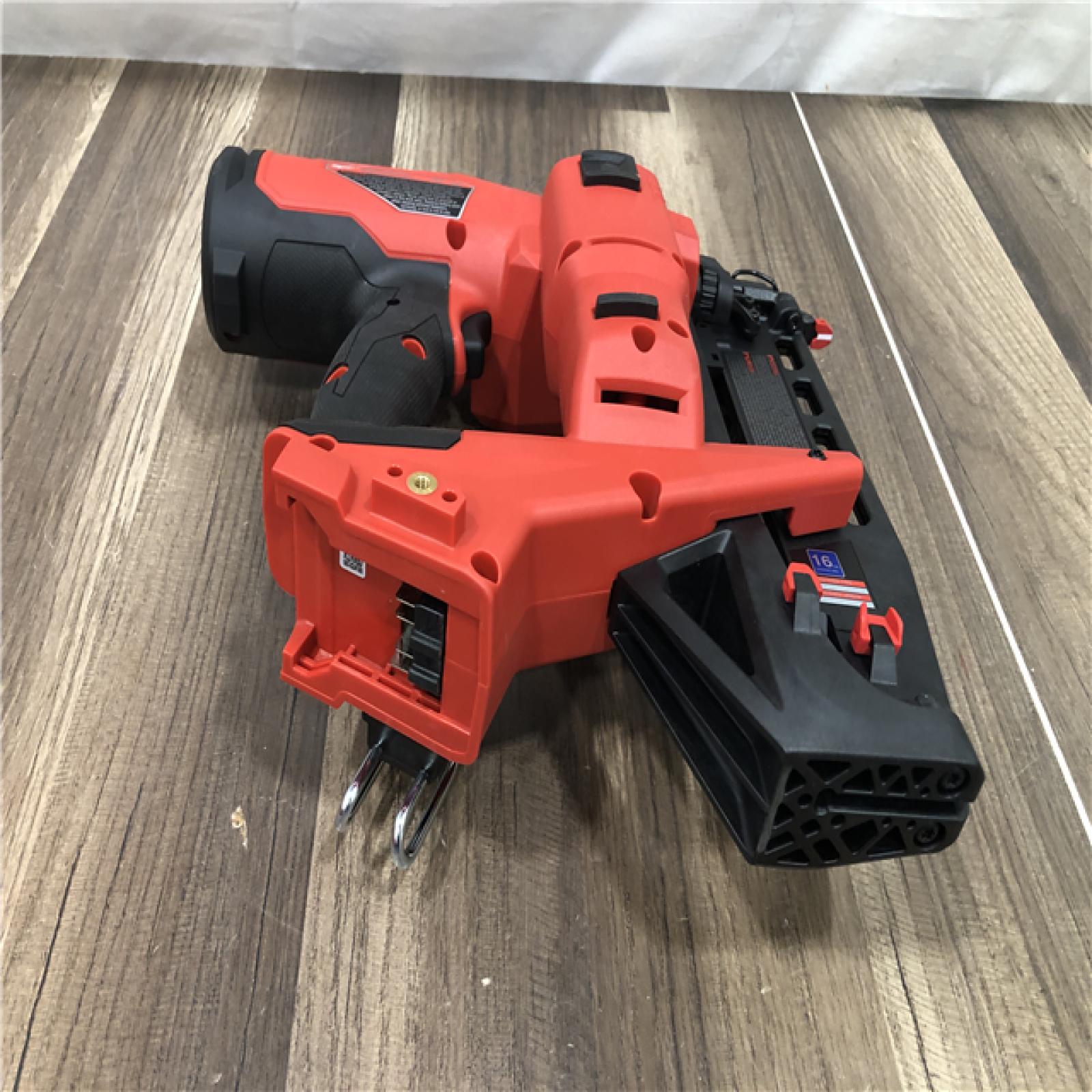 AS-IS Milwaukee FUEL 18-Volt Lithium-Ion Brushless Cordless Gen ll 16-Gauge Straight Finish Nailer (Tool Only)