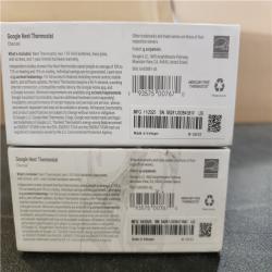 Phoenix AS-IS Google Nest Thermostat - Smart Programmable Wi-Fi Thermostat - (2-Pack)