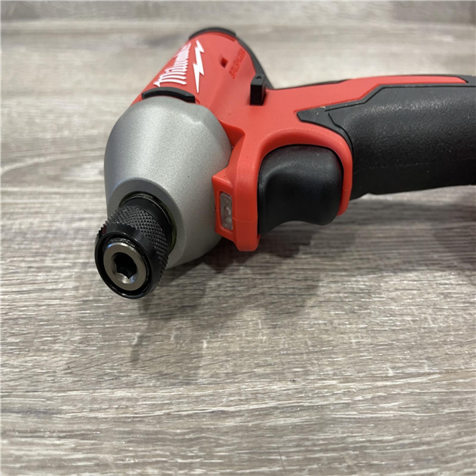 AS-IS Milwaukee 18-Volt Lithium-Ion Compact Brushless Cordless 1/4 in. Impact Driver Kit