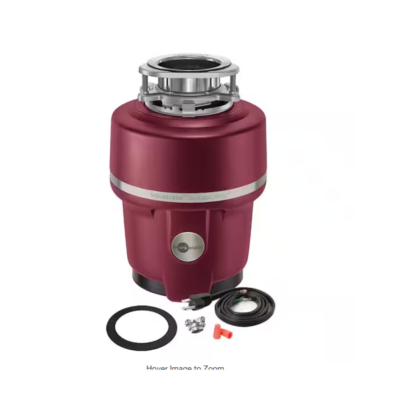 NEW! - InSinkErator Evolution Select Lift and Latch Quiet Series 5/8 HP Continuous Feed Garbage Disposal with Power Cord Kit