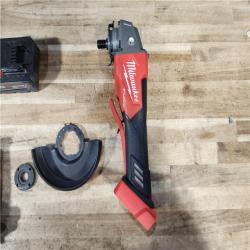 HOUSTON LOCATION - AS - IS Milwaukee FUEL 18V Lithium-Ion Brushless Cordless 4-1/2 in./5 in. Grinder w/Paddle Switch W/ BATTERY & CHARGER