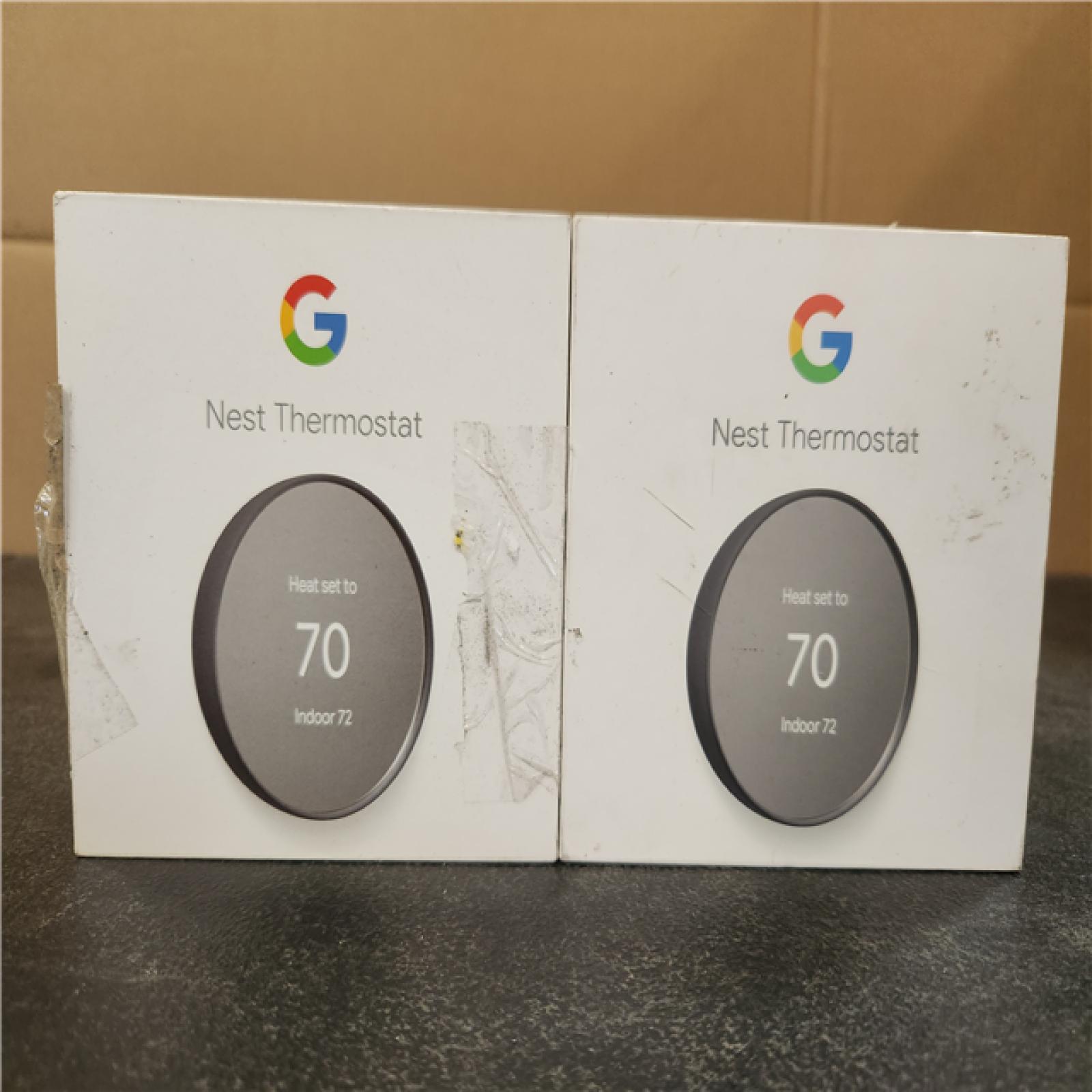 Phoenix Google Nest Thermostat - Smart Programmable Wi-Fi Thermostat (2-Pack)