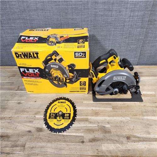 HOUSTON LOCATION - AS-IS DeWALT Flexvolt Max 7-1/4 60V Brushless Circular Saw (Tool Only)
