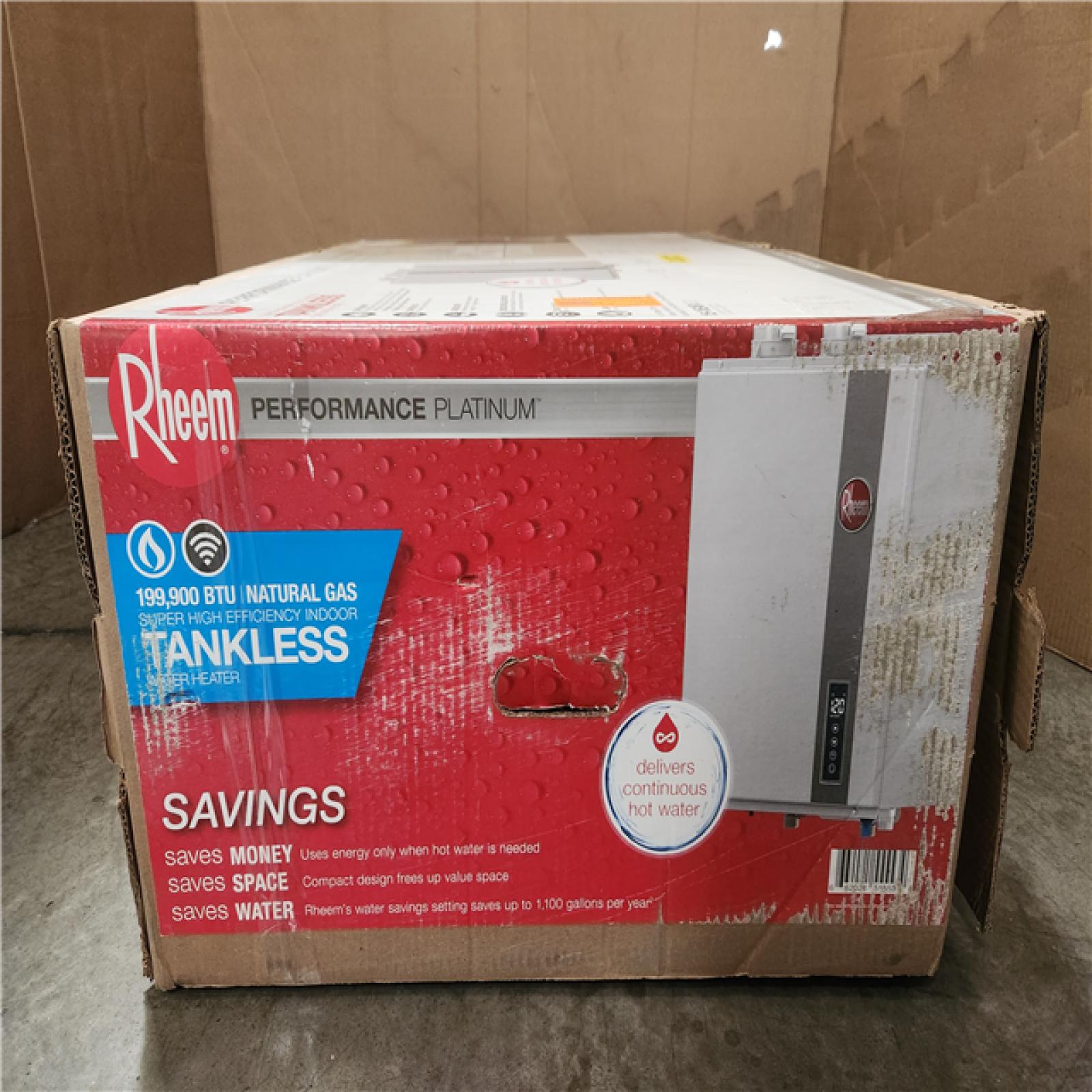 Phoenix NEW Rheem Performance Platinum 9.5 GPM Smart Super High Efficiency Indoor or Outdoor Natural Gas Tankless Water Heater
